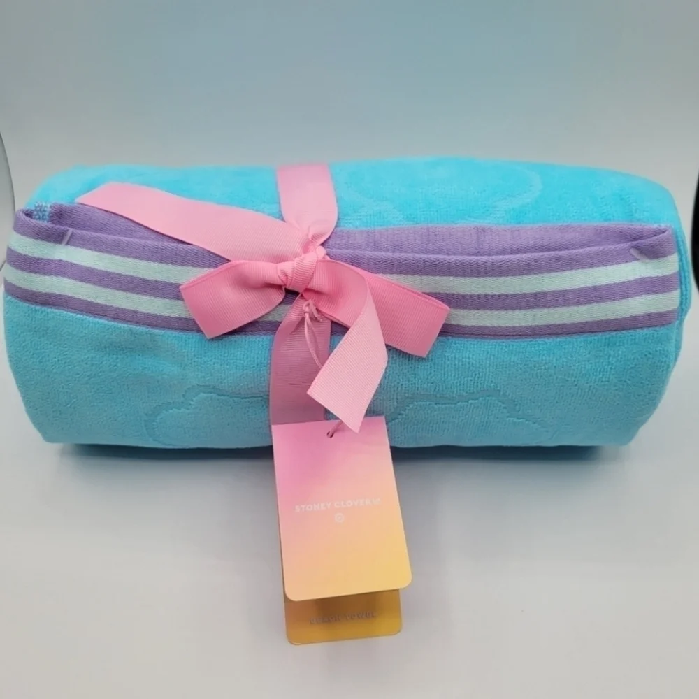 Stoney Clover Lane X Target Blue Rainbow Cloud Beach Towel